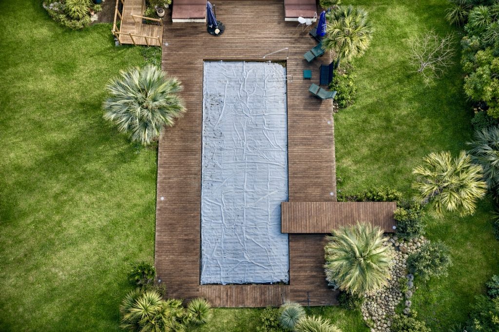 DRONE – Piscine vue plan