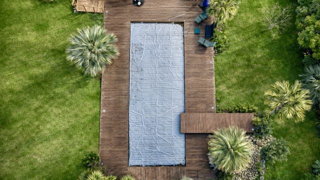 DRONE – Piscine vue plan